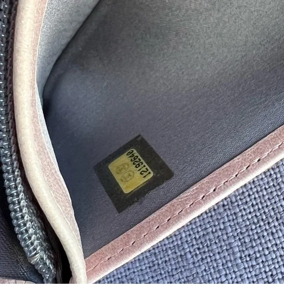 CHANEL Iridescent Purple Camellia CCLogo Leather Long Bifold Wallet Purse Wallets